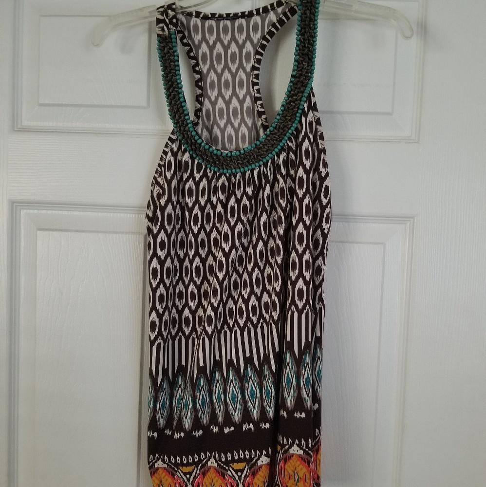 ☀️2 FOR $10 Racerback beaded tank